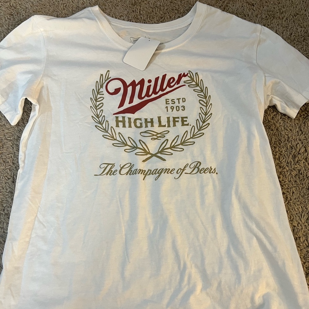 Women's Miller High Life Shirt Size Small NWT